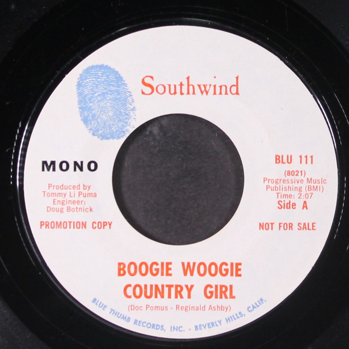 boogie woogie country girl / mono by SOUTHWIND