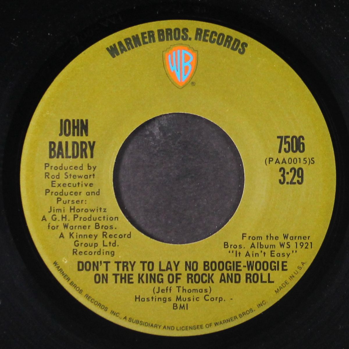 don't try to lay no boogie-woogie on the king of rock and roll by JOHN BALDRY