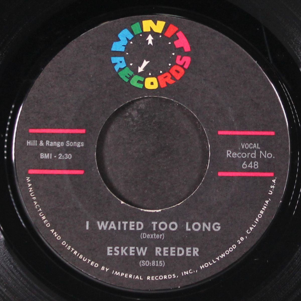 green door / i waited too long by ESKEW REEDER