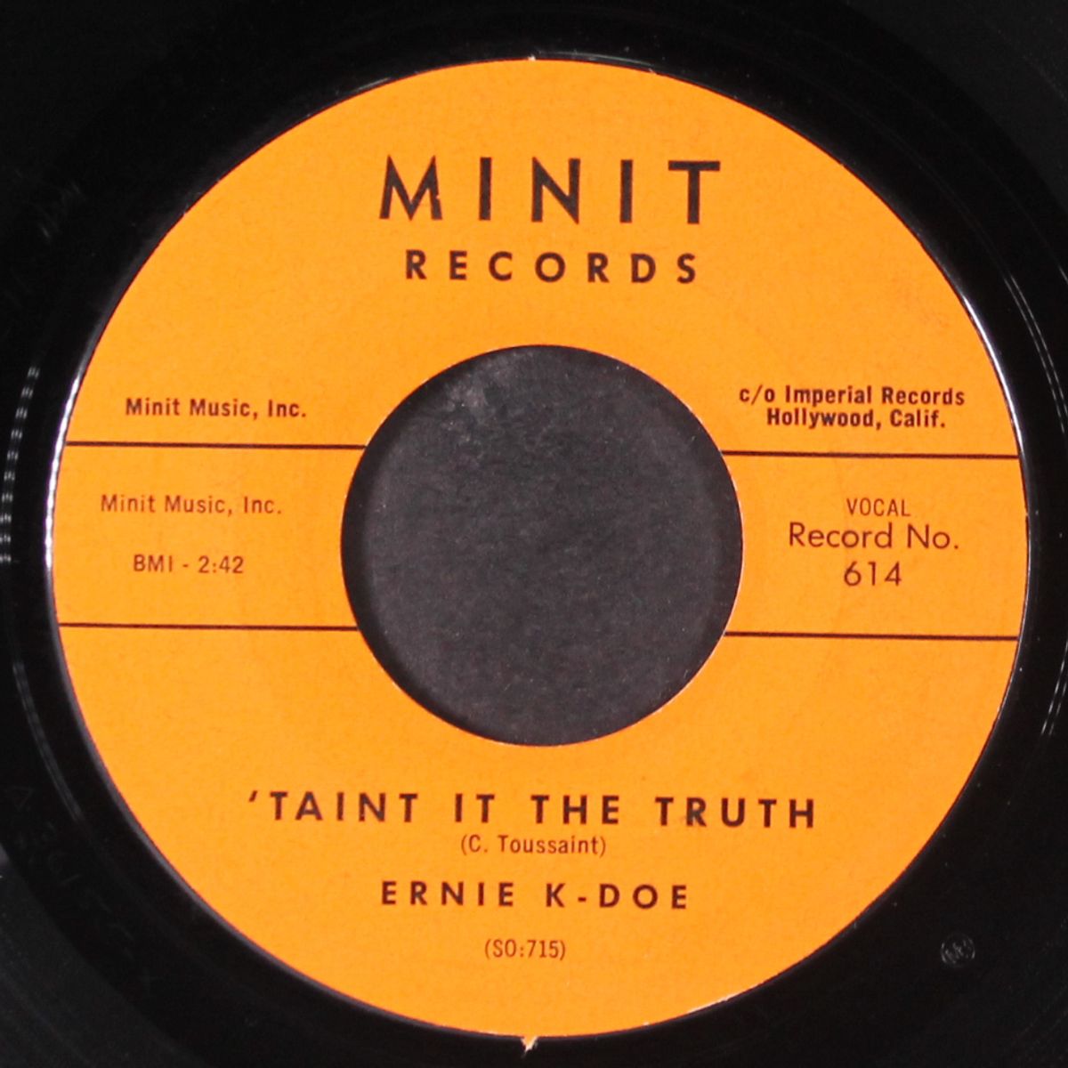 hello my lover / 'taint it the truth by ERNIE K-DOE