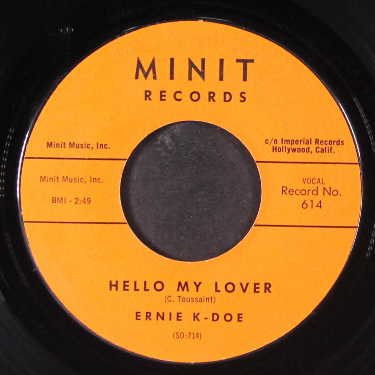 hello my lover / 'taint it the truth by ERNIE K-DOE