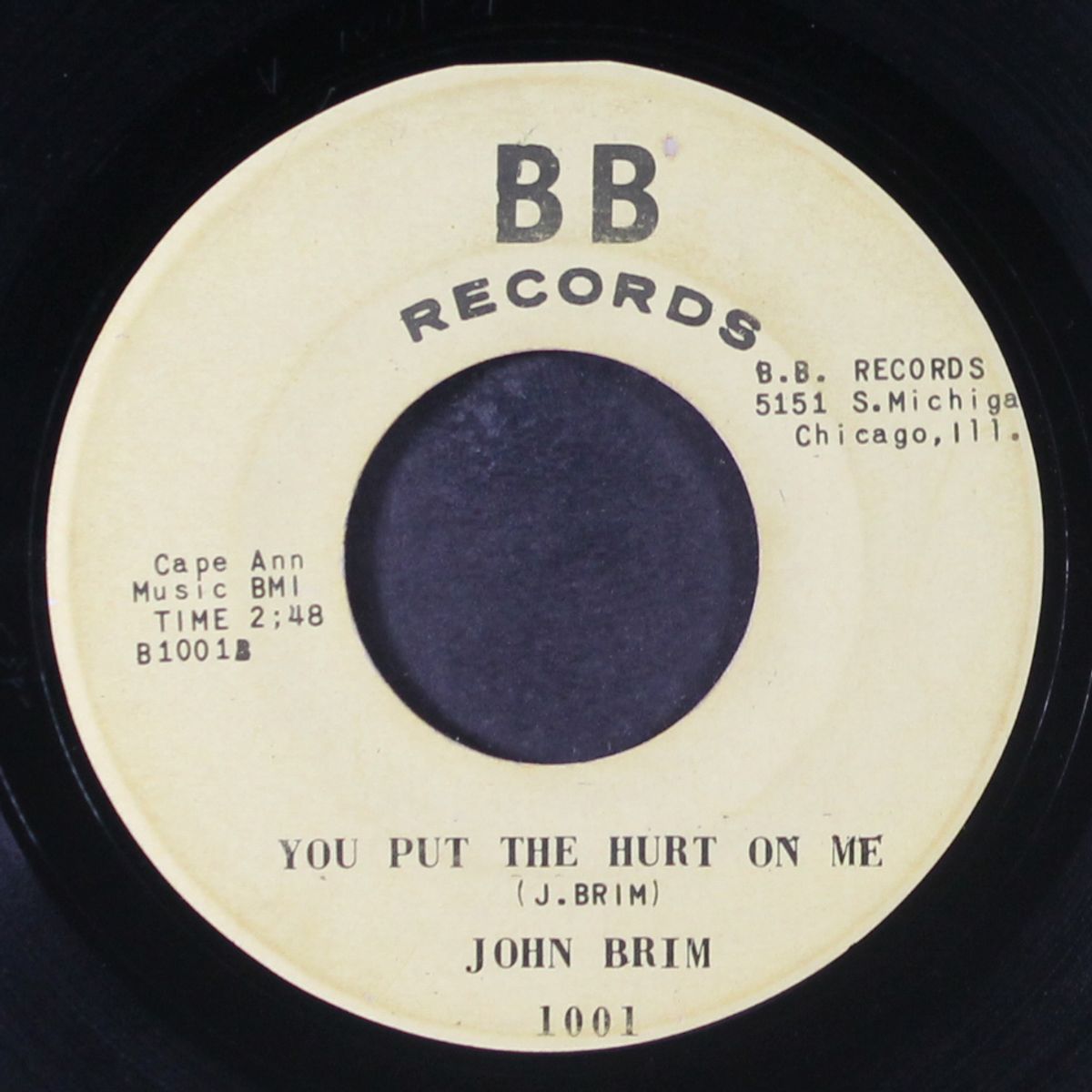 you put the hurt on me / movin' out by JOHN BRIM