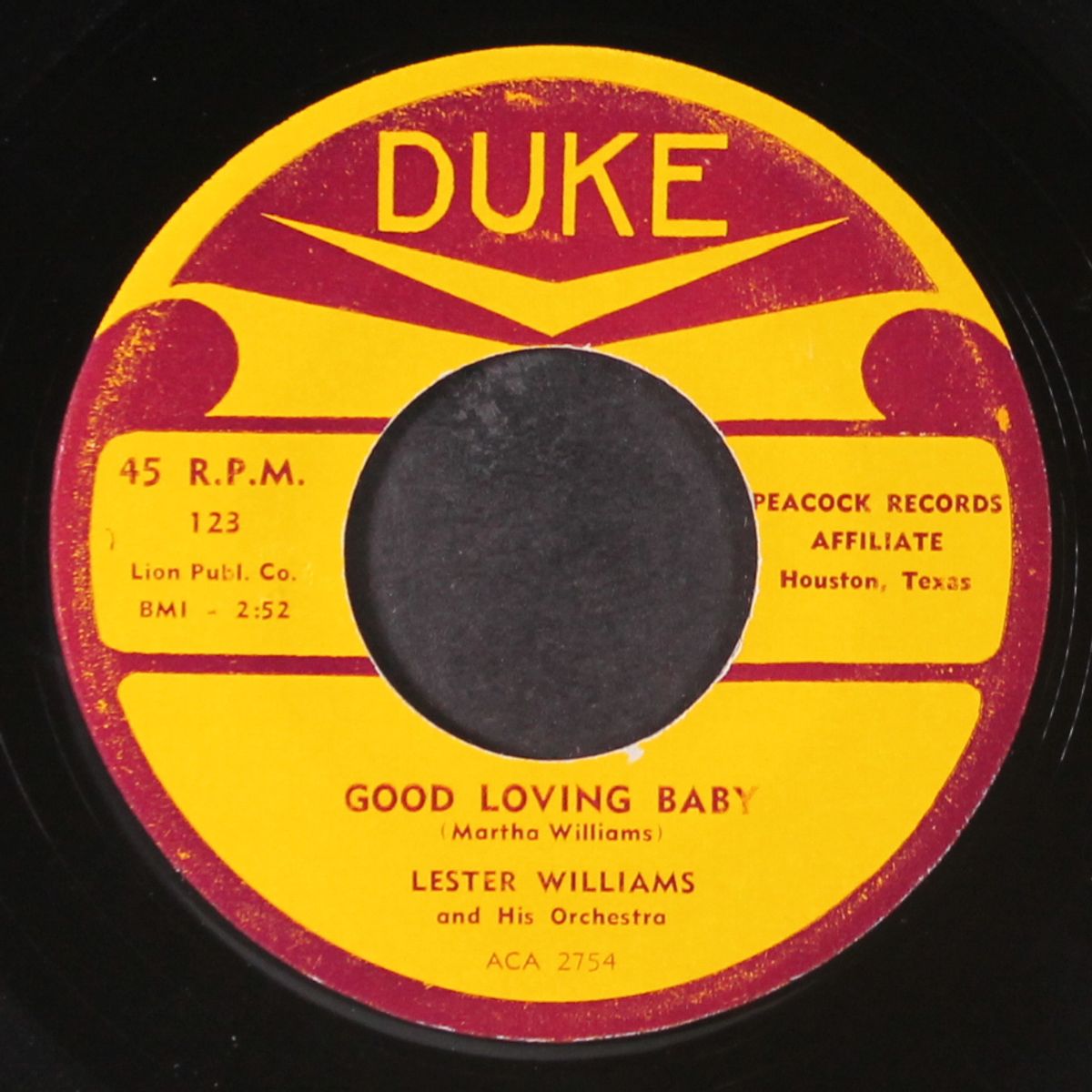 let's do it / good loving baby by LESTER WILLIAMS