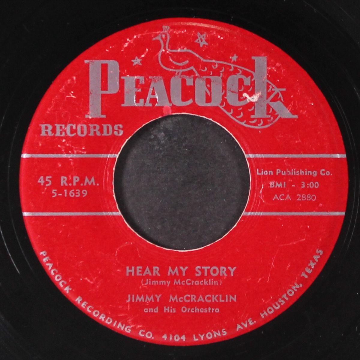 the cheater / hear my story by JIMMY MCCRACKLIN