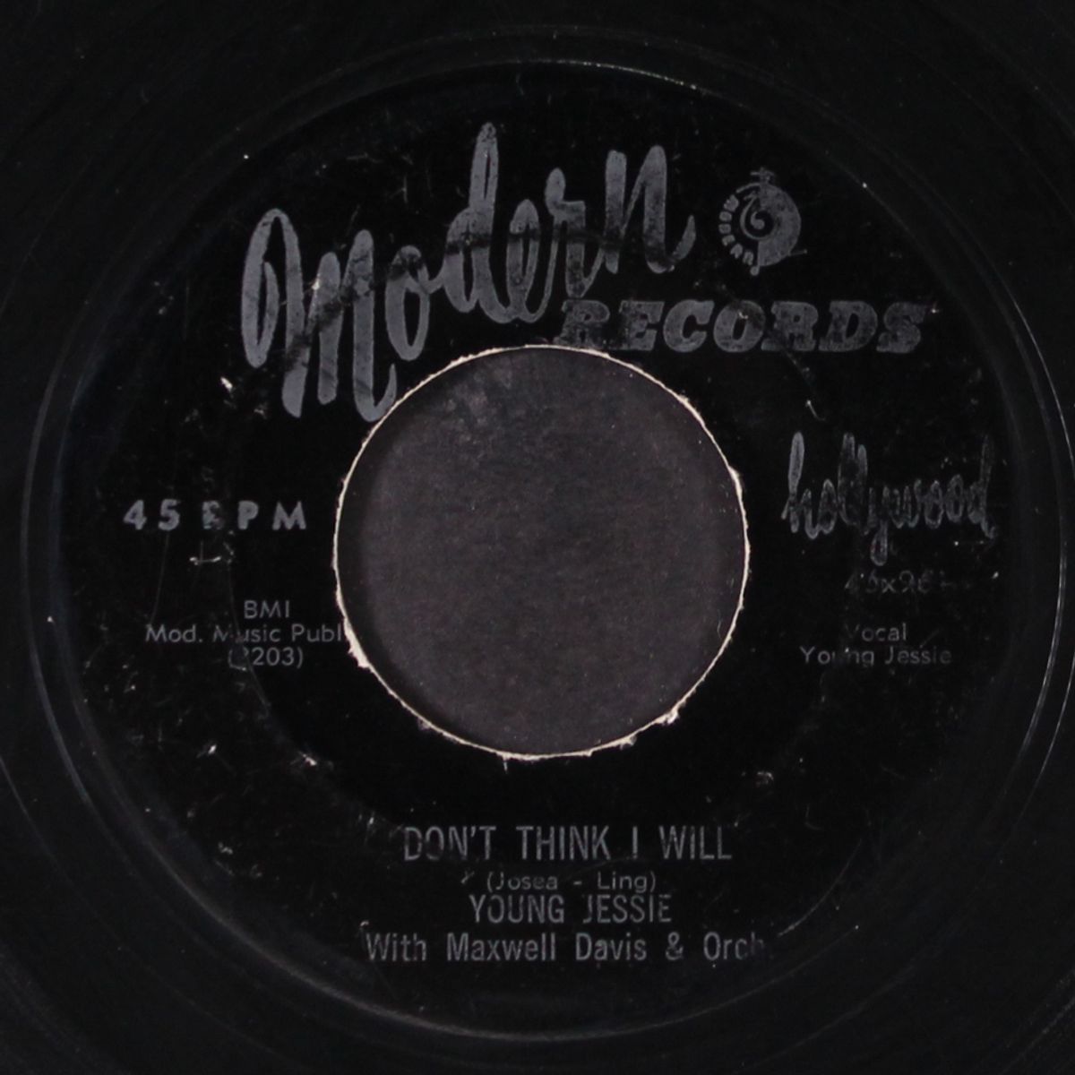 mary lou / don't think i will by YOUNG JESSIE