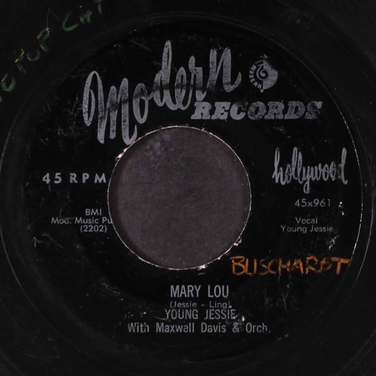 mary lou / don't think i will by YOUNG JESSIE