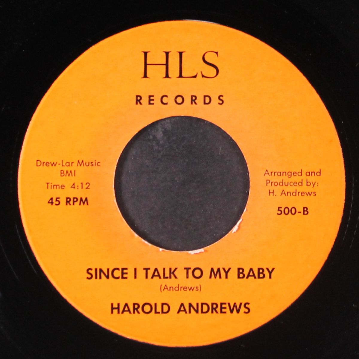 since i talk to my baby by HAROLD ANDREWS