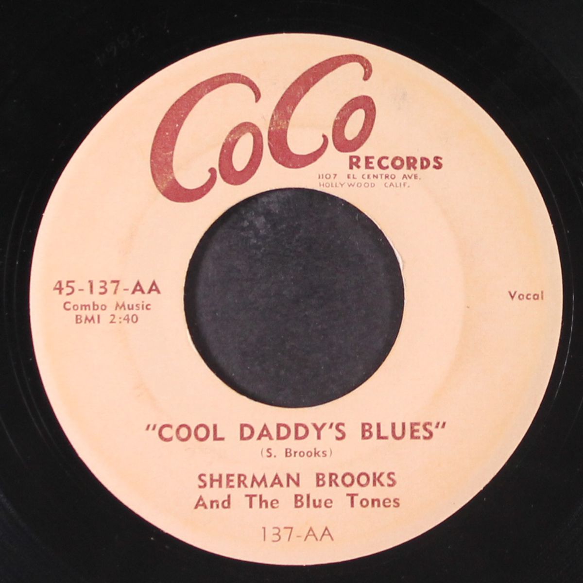 always unhappy / cool daddy blues by SHERMAN BROOKS & BLUE TONES