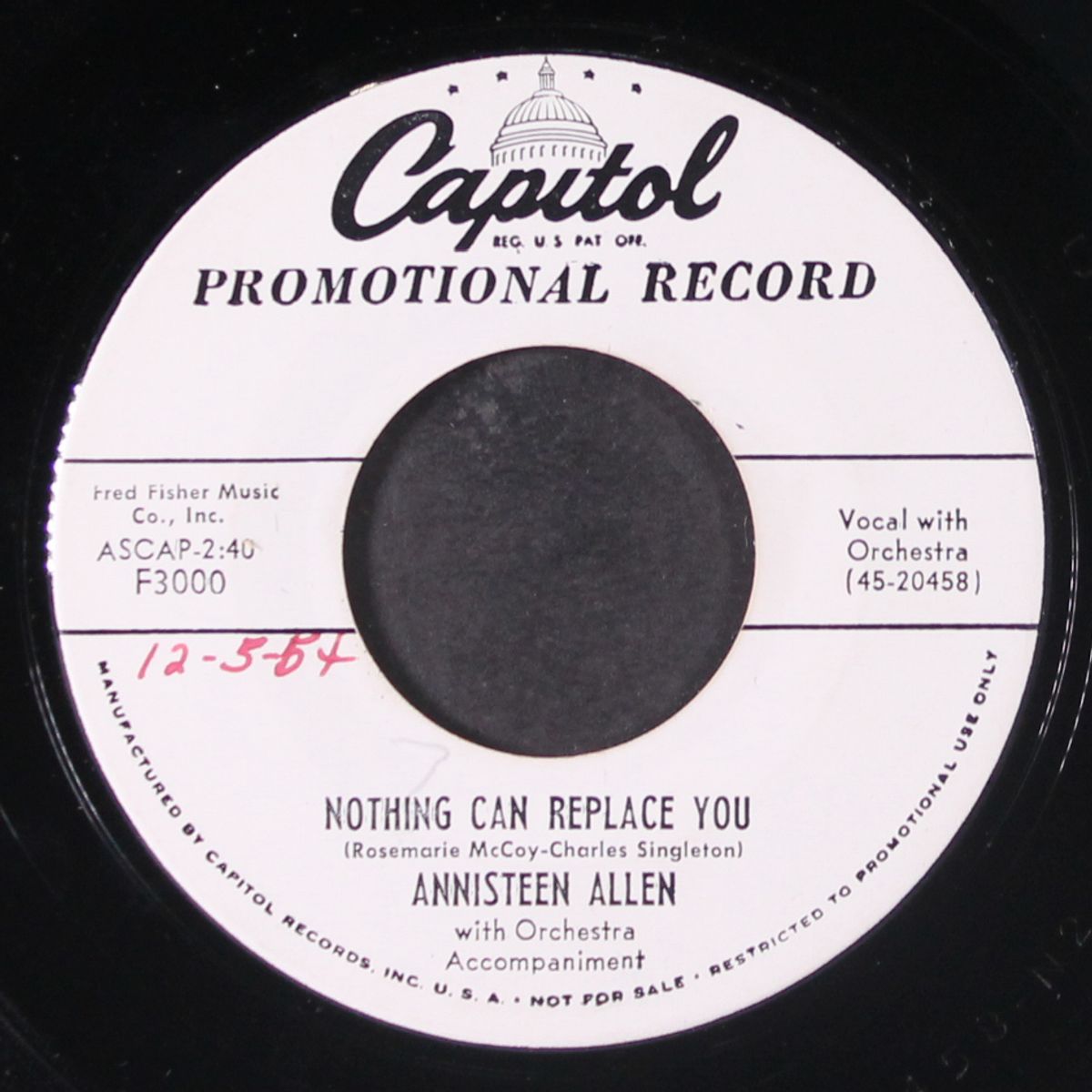 i've got troubles / nothing can replace you by ANNISTEEN ALLEN
