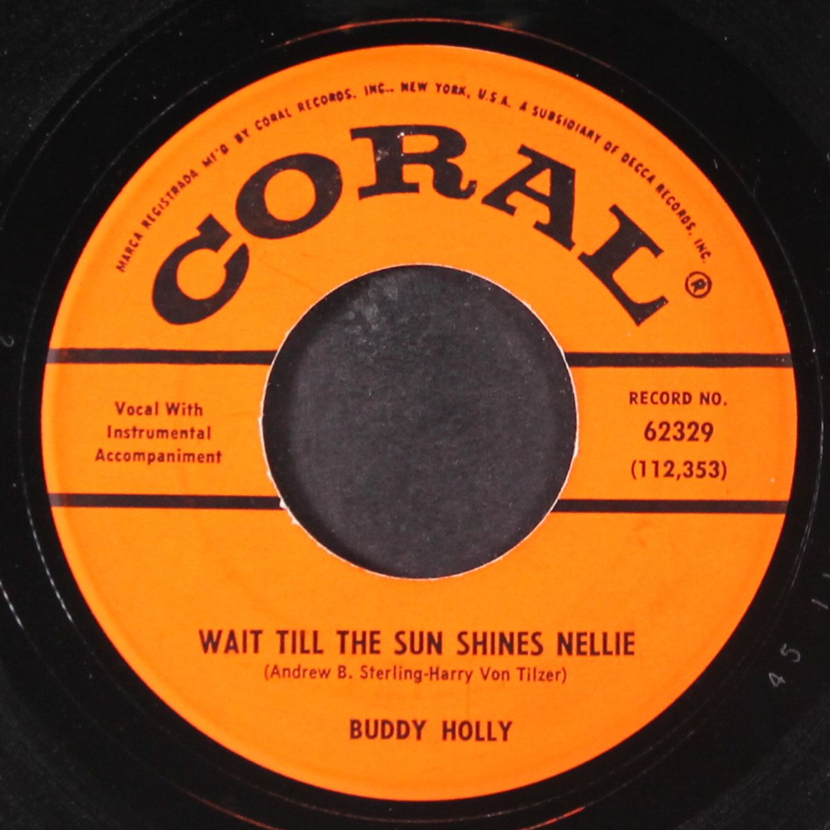 reminiscing / wait till the sune shines nellie by BUDDY HOLLY