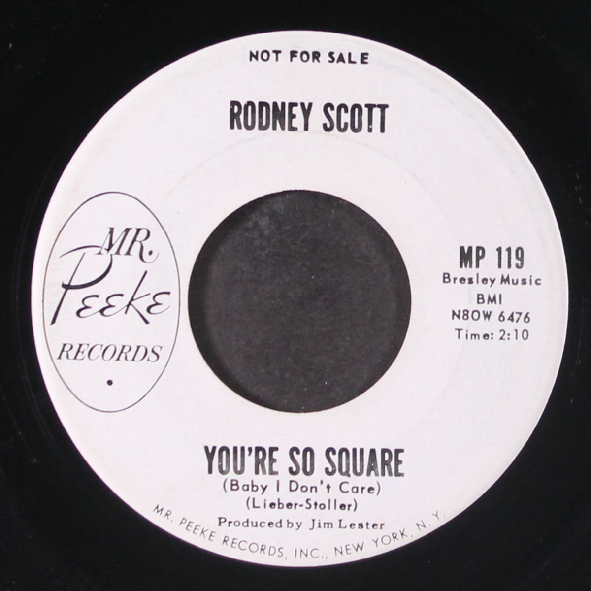 you're so square / he'll be there by RODNEY SCOTT