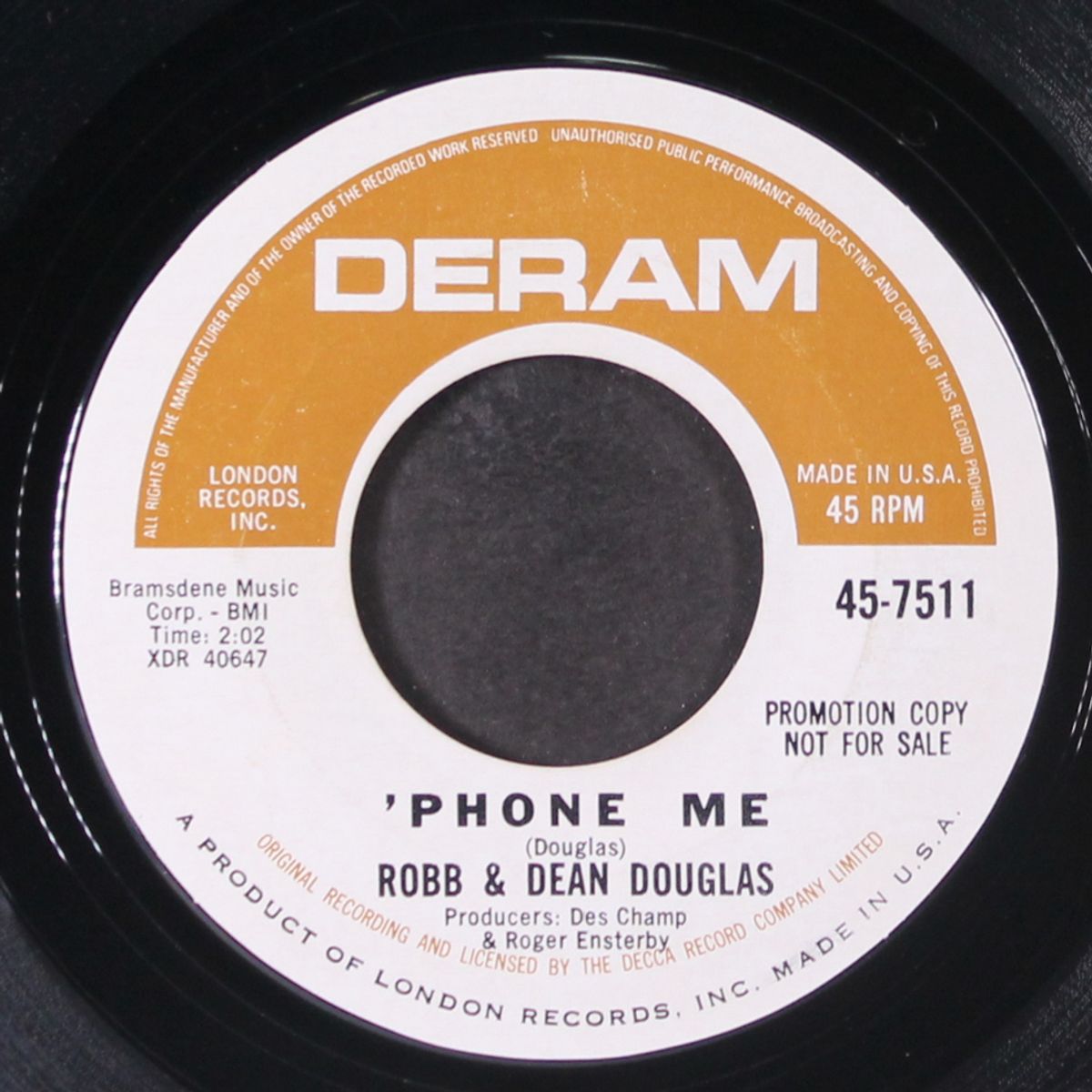 phone me / i can make it with you by ROBB & DEAN DOUGLAS