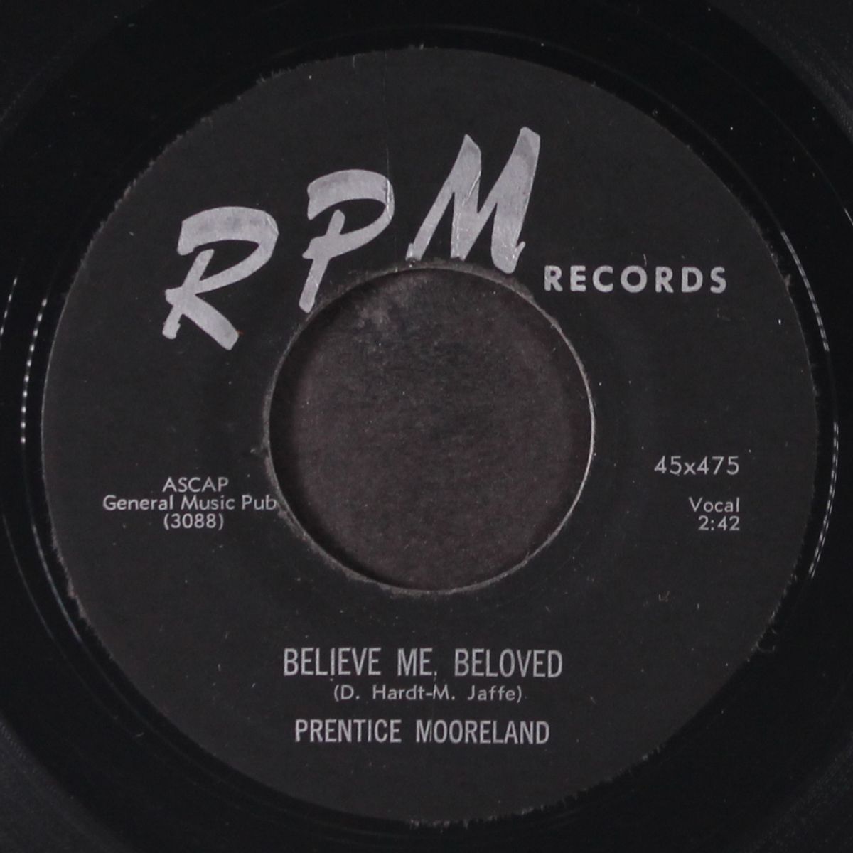 believe me, beloved / never been there by PRENTICE MORELAND