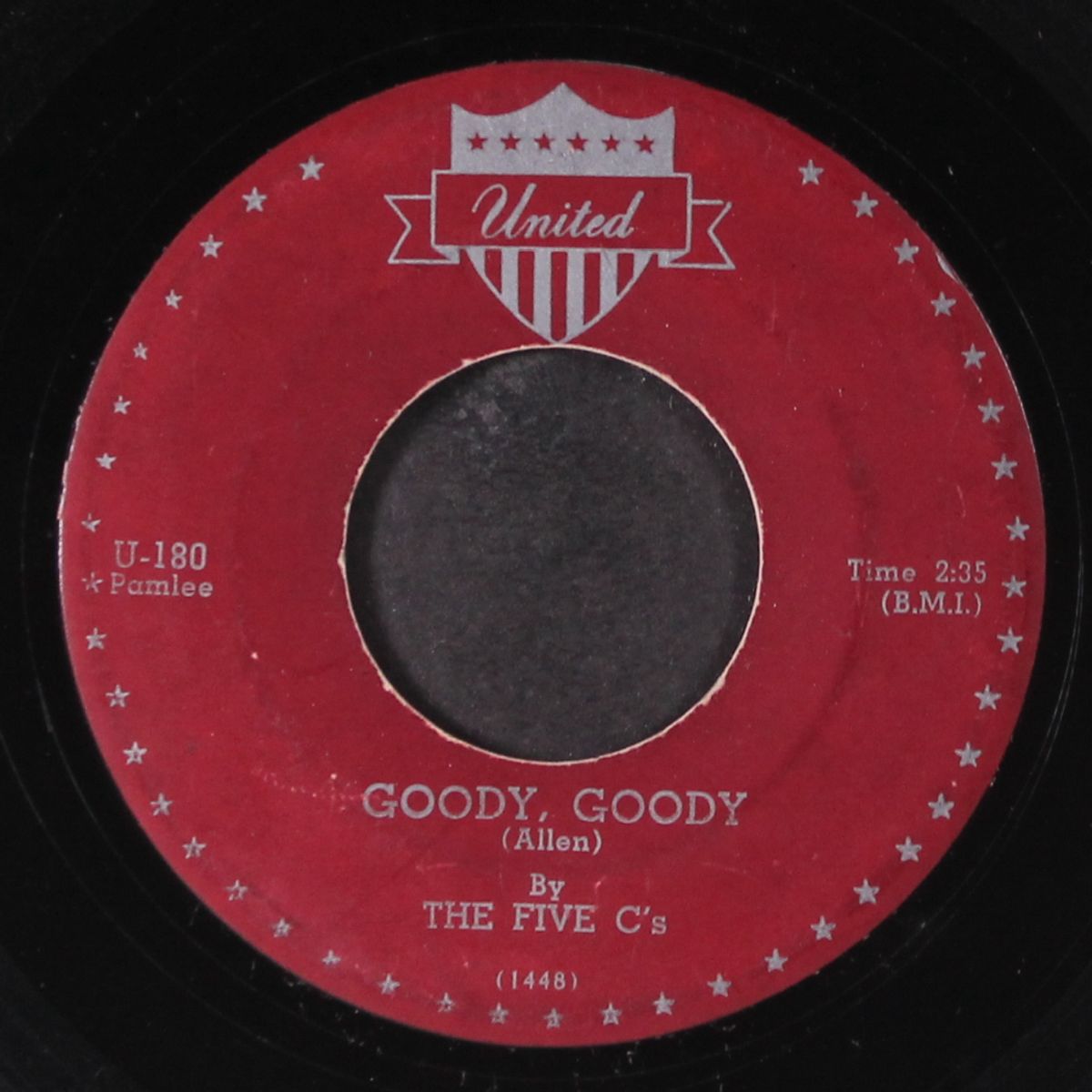 my heart's got the blues / goody, goody by FIVE C'S