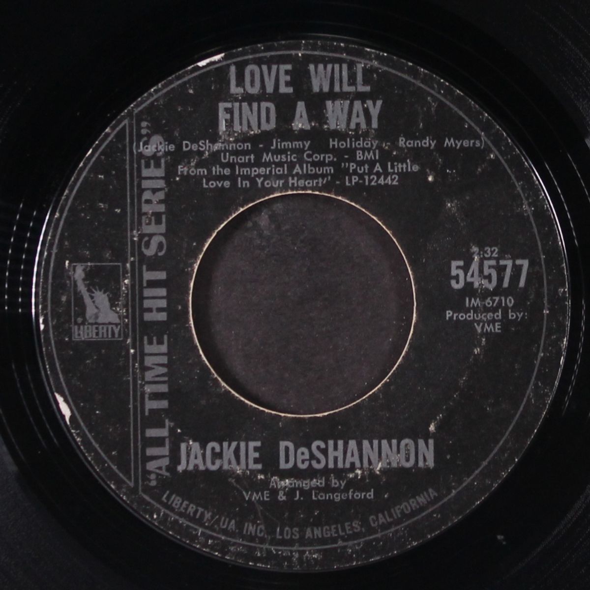 put a little love in your heart / love will find a way by JACKIE DE SHANNON