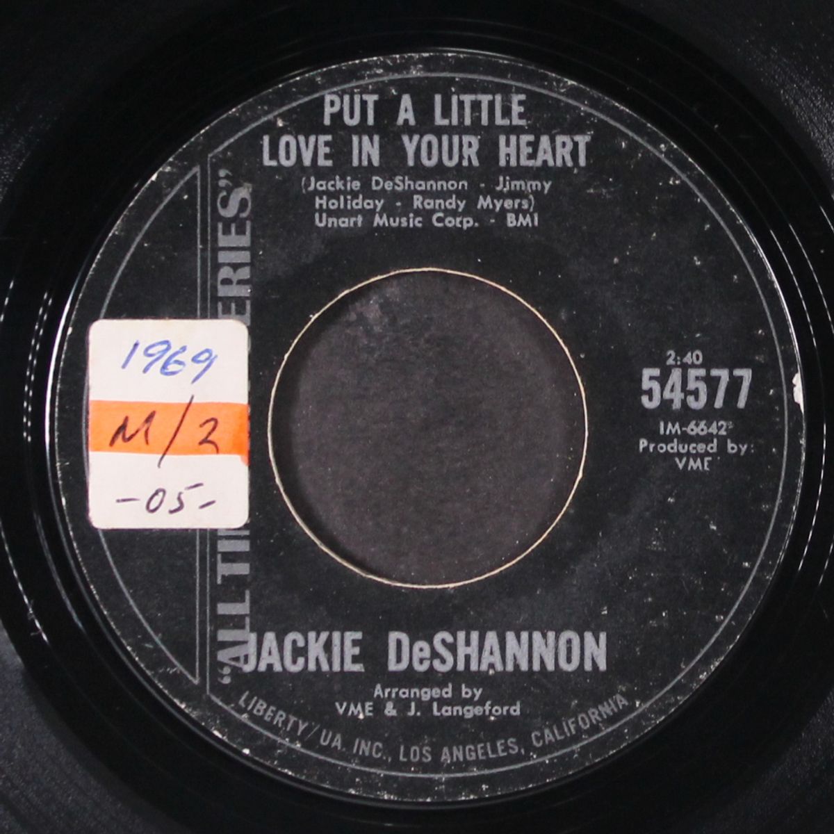 put a little love in your heart / love will find a way by JACKIE DE SHANNON