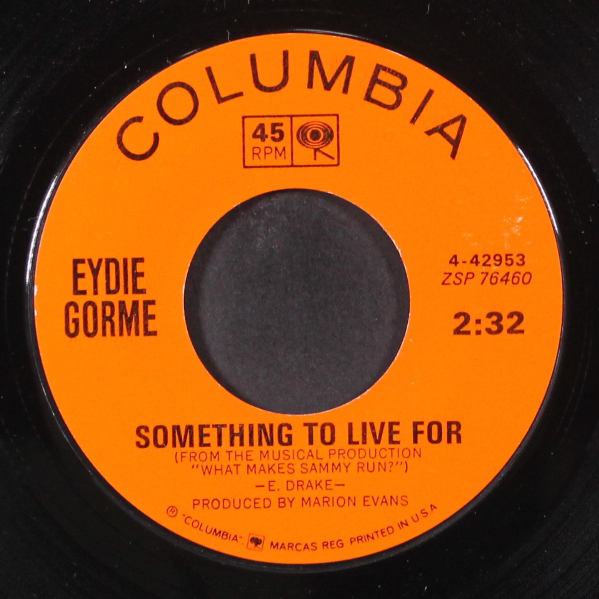something to live for / the friendliest thing by EYDIE GORME