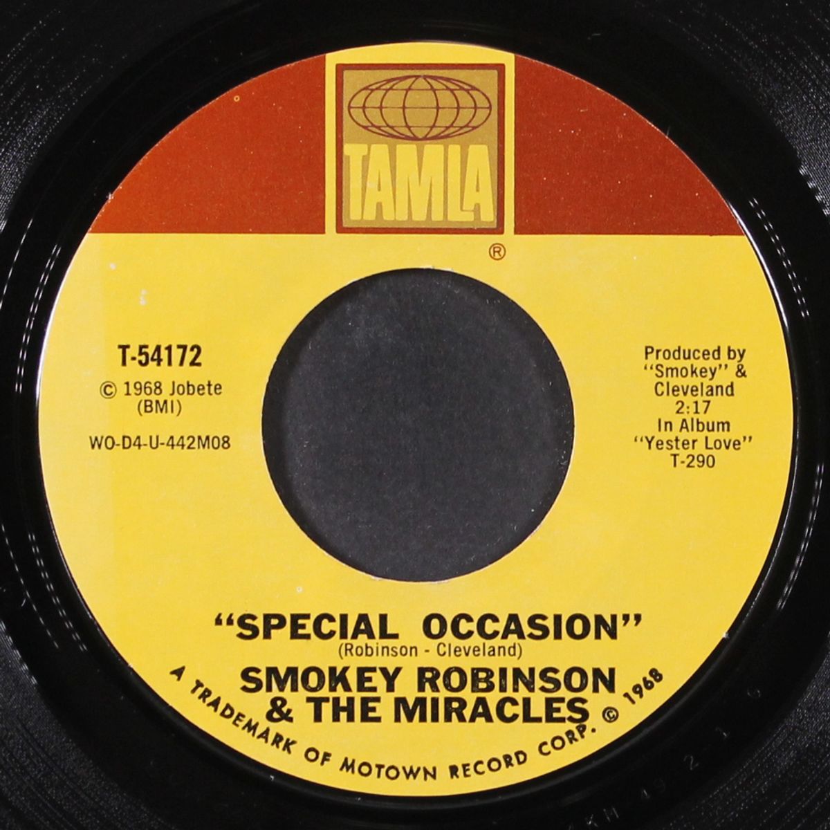 special occasion / give her up by SMOKEY ROBINSON & MIRACLES