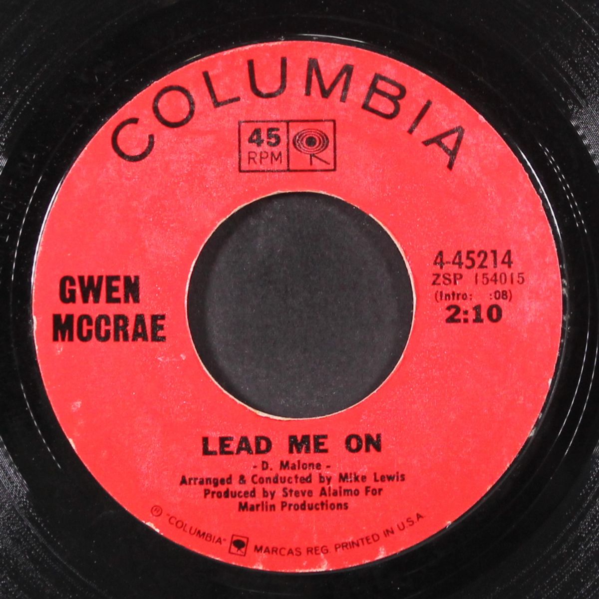 lead me on / like yesterday our love is gone by GWEN MCCRAE