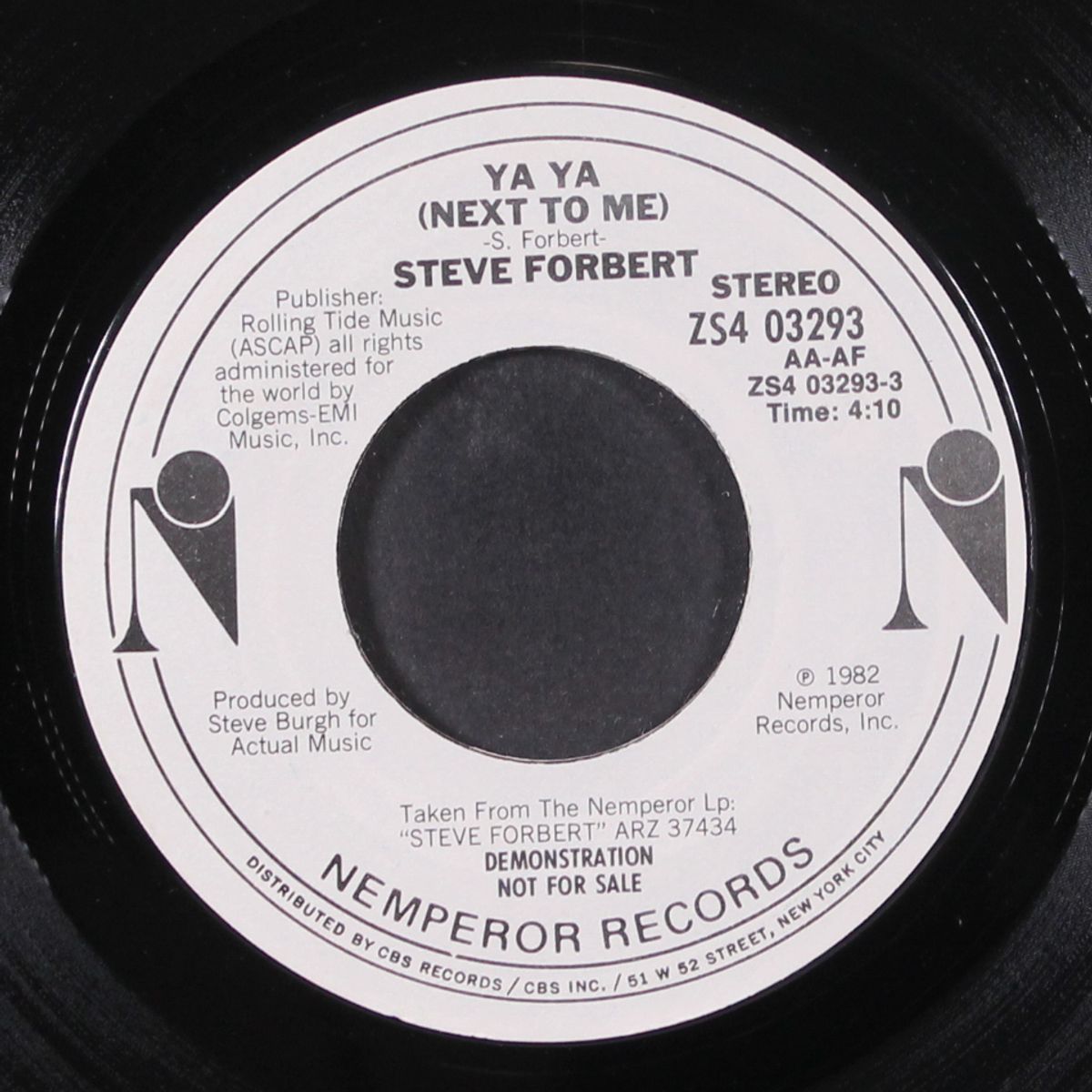 ya ya (next to me) / same by STEVE FORBERT