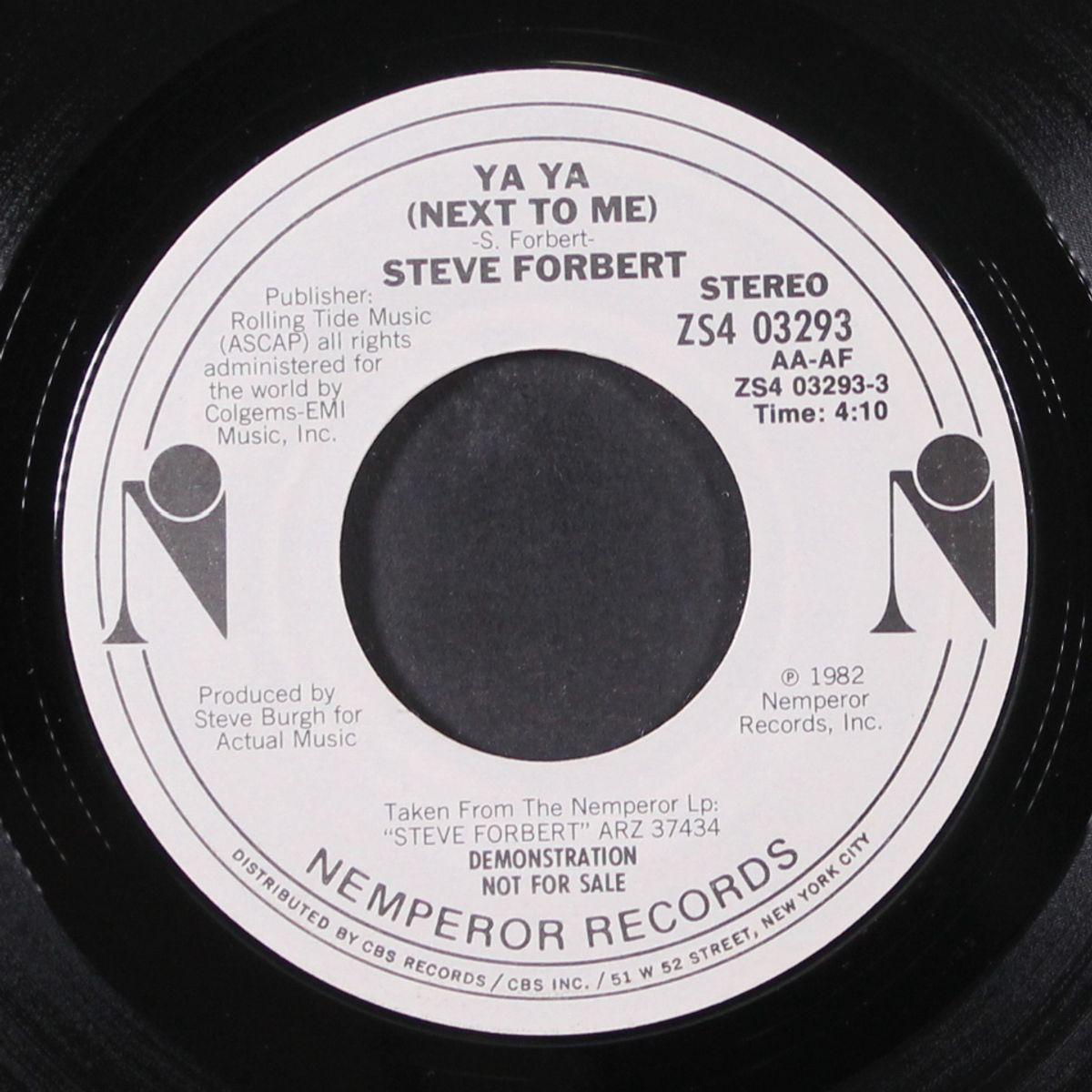 ya ya (next to me) / same by STEVE FORBERT