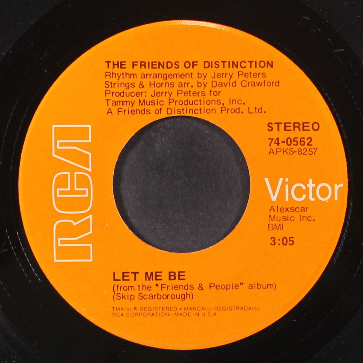 long time comin' my way / let me be by FRIENDS OF DISTINCTION