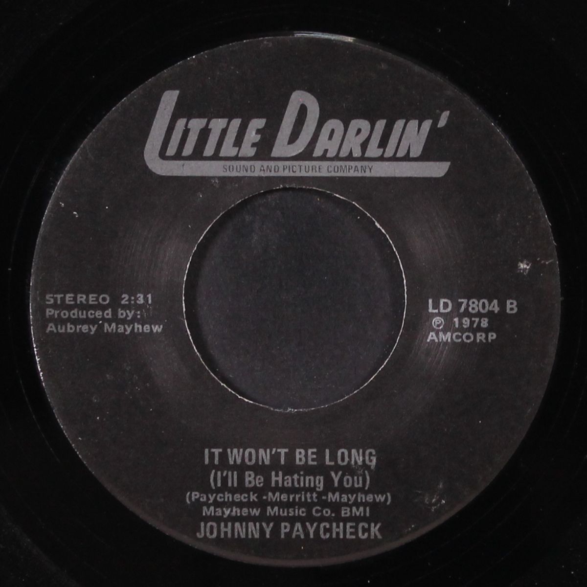 if i'm gonna sink by JOHNNY PAYCHECK