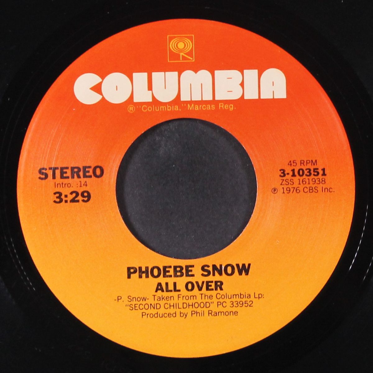 all over by PHOEBE SNOW