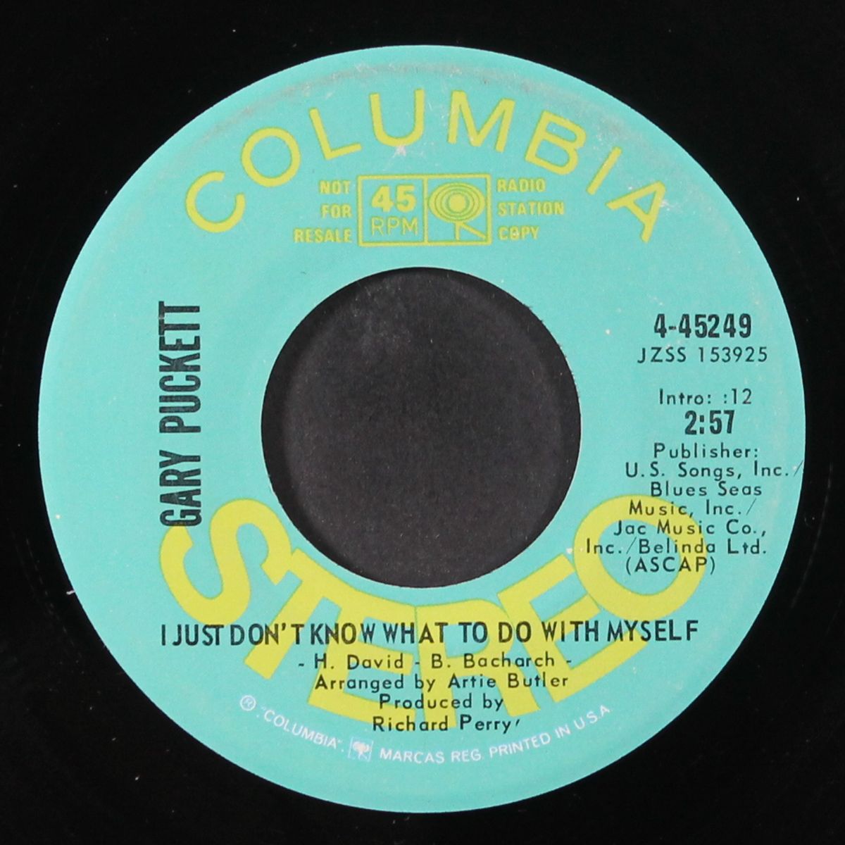 i just don't know what to do with myself by GARY PUCKETT
