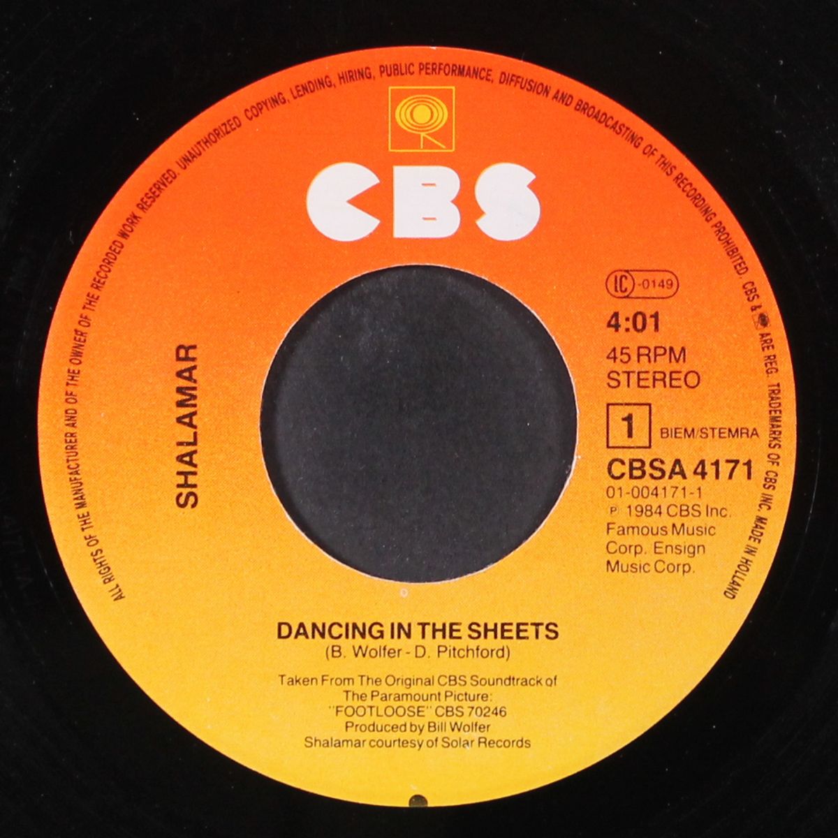 dancing in the sheets by SHALAMAR