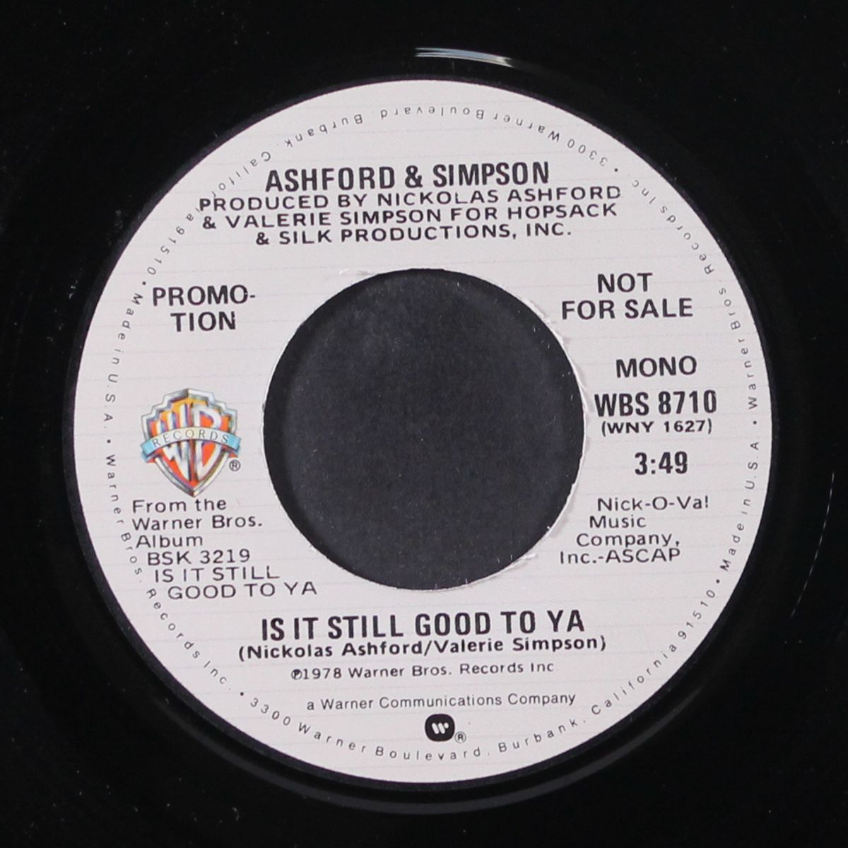 is it still good to ya by ASHFORD & SIMPSON