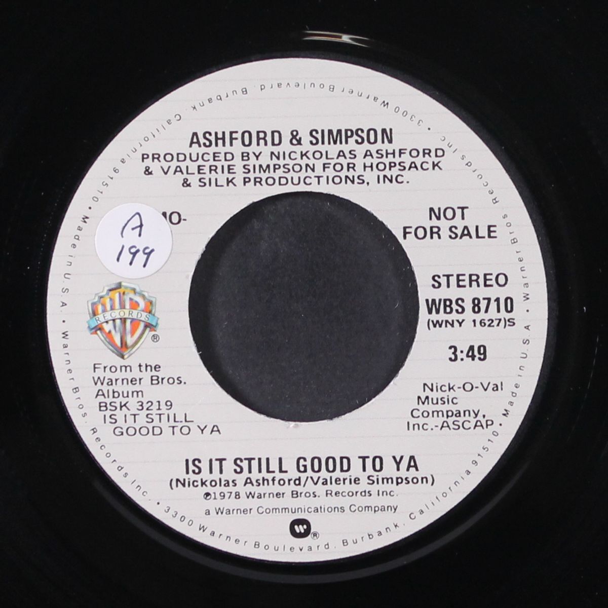 is it still good to ya by ASHFORD & SIMPSON