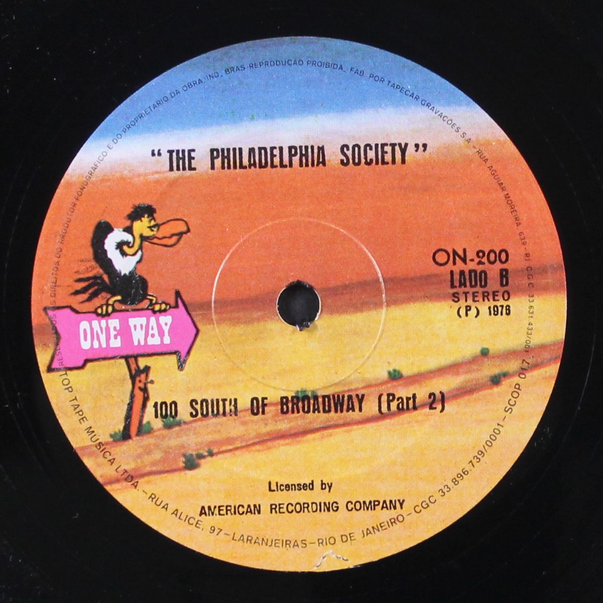 100 south of broadway / pt. 2 by PHILADELPHIA SOCIETY