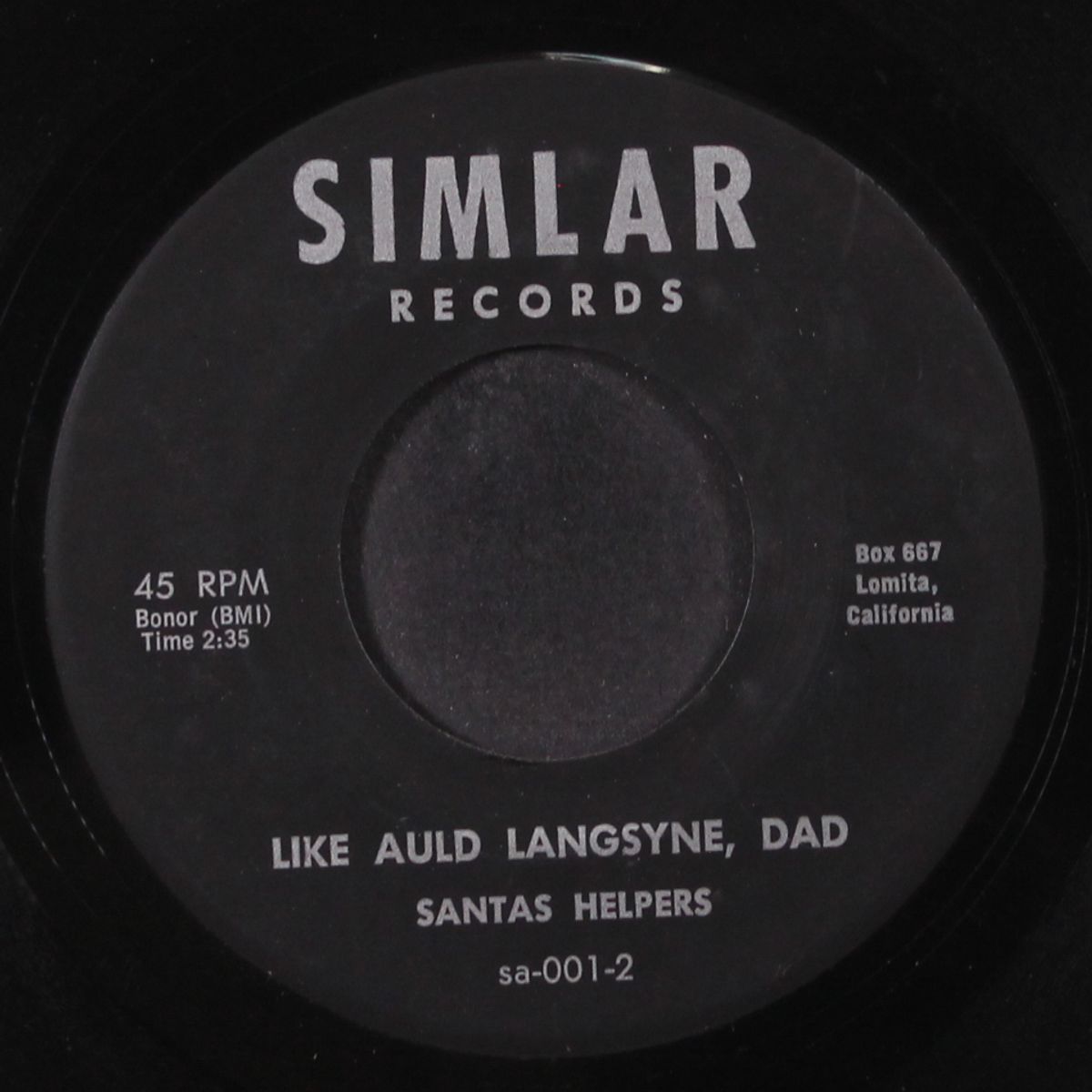 nite before a hip xmas / like auld langsyne, dad by FRANK EVANS