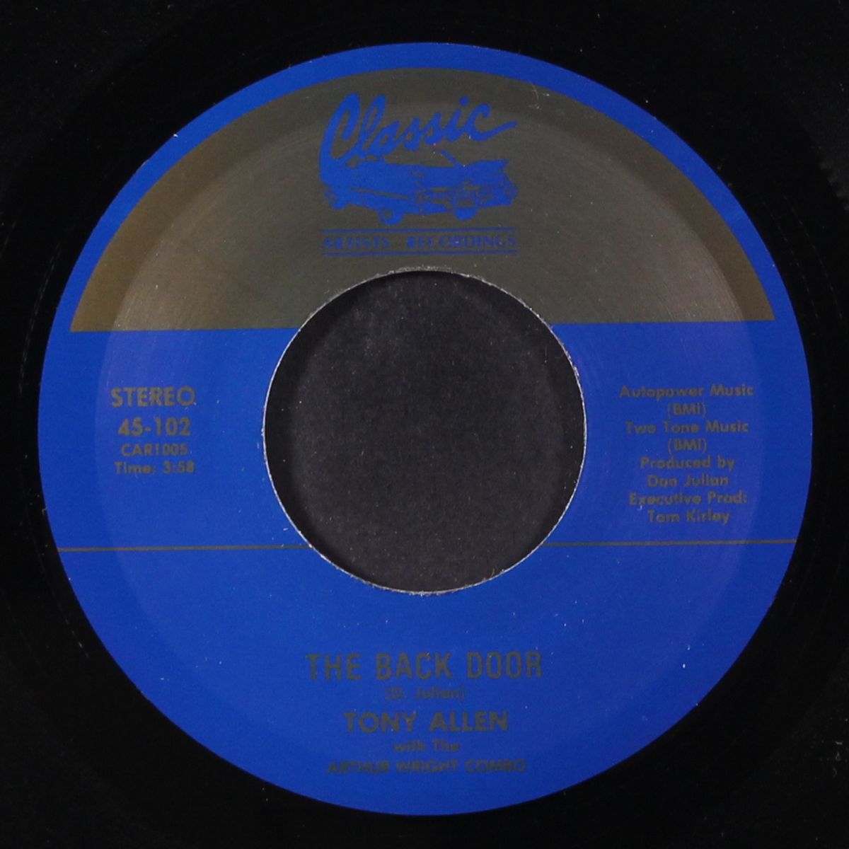 the back door / no one by TONY ALLEN