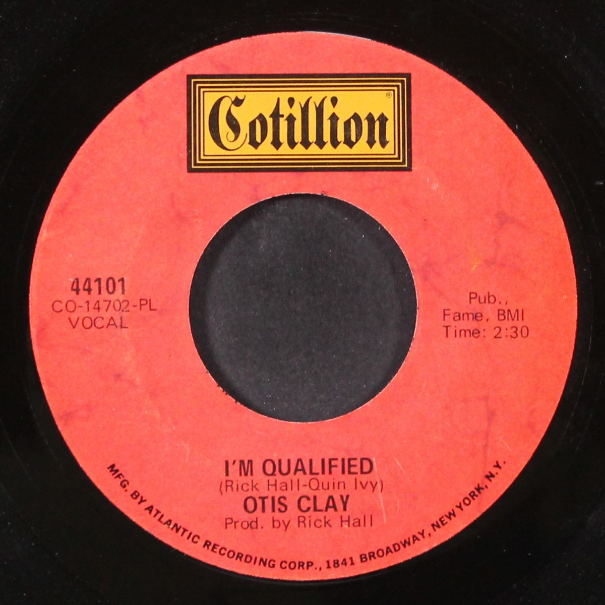 i'm qualified / is it over by OTIS CLAY