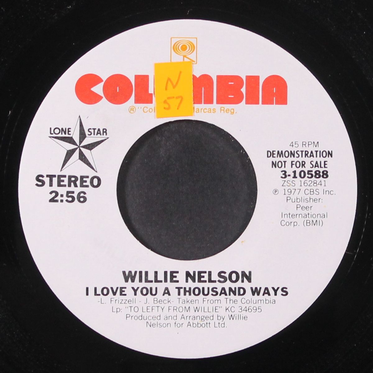 i love you a thousand ways / same by WILLIE NELSON