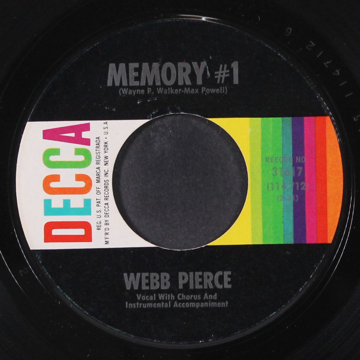 memory #1 / french riviera by WEBB PIERCE