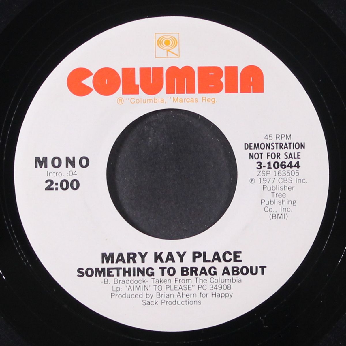 something to brag about by MARY KAY PLACE