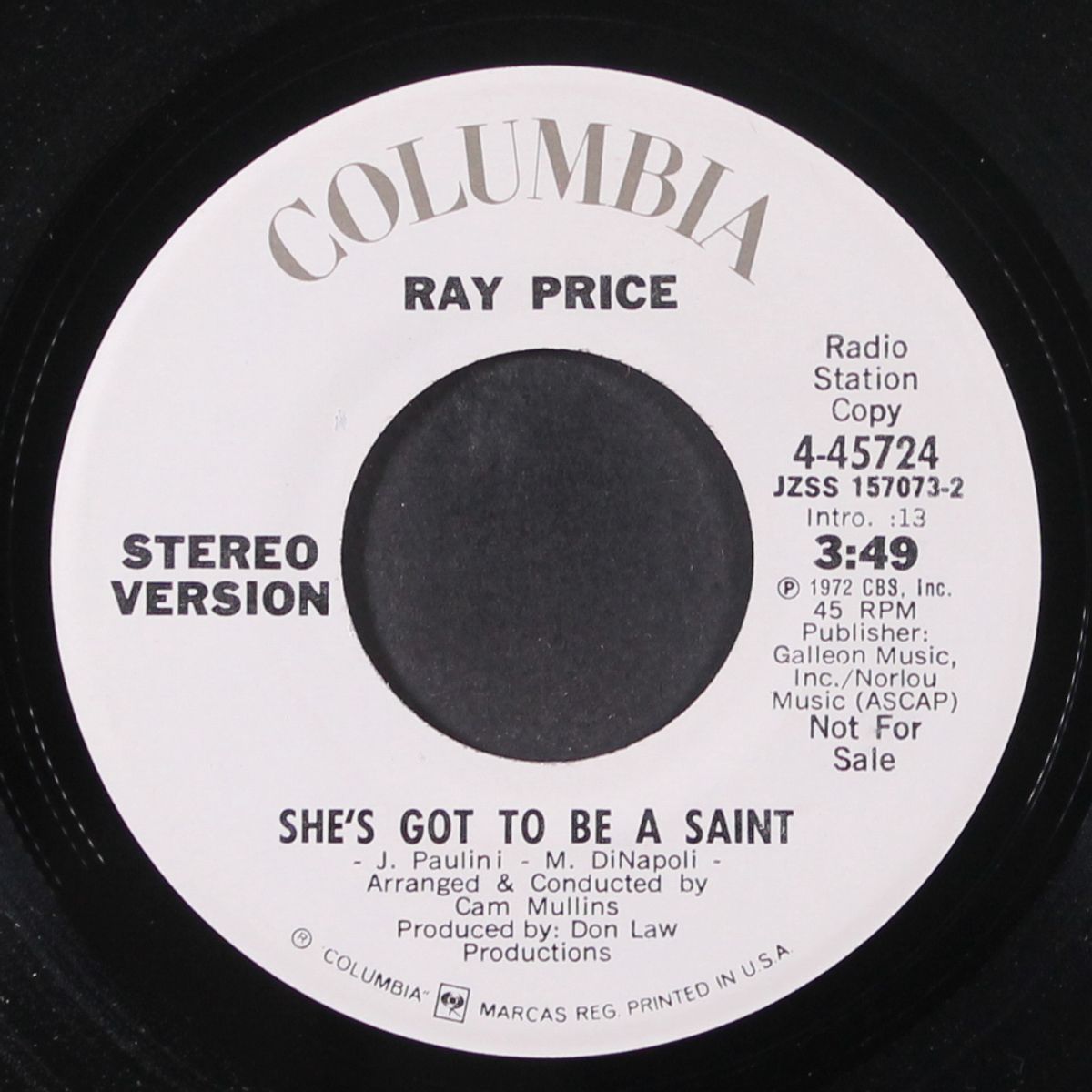 she's got to be a saint by RAY PRICE