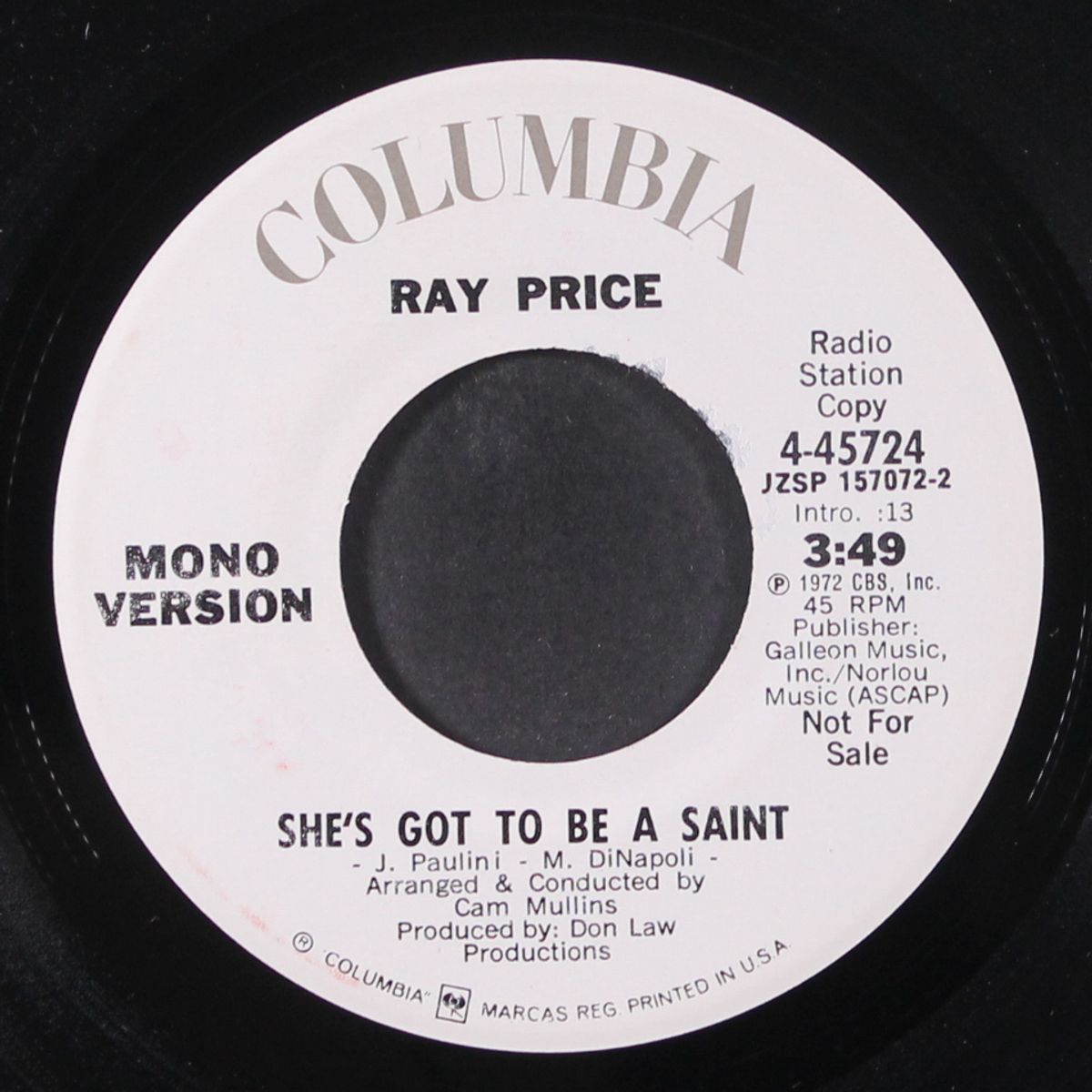 she's got to be a saint by RAY PRICE
