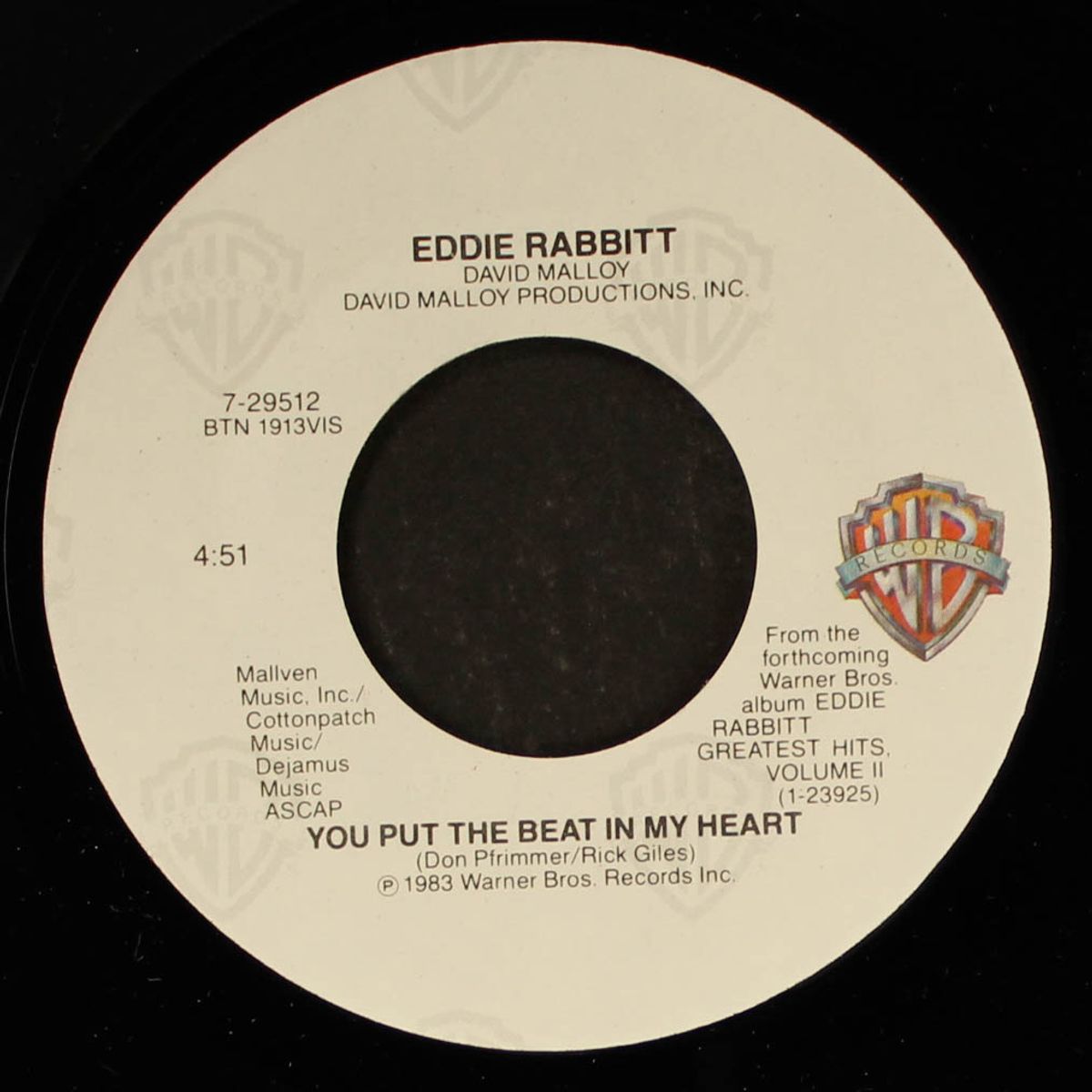 you put the beat in my heart / same by EDDIE RABBITT