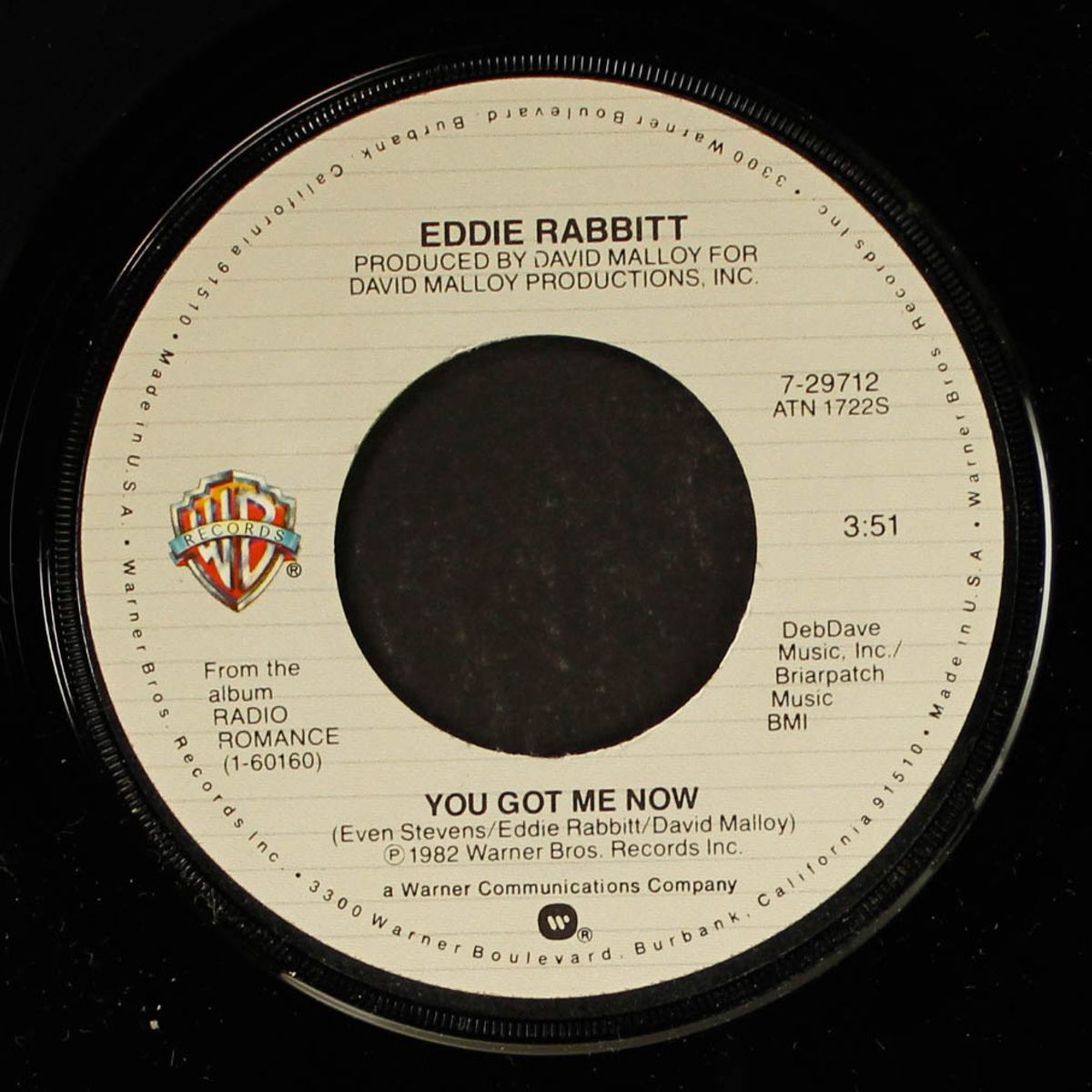 you can't run from love / you got me now by EDDIE RABBITT