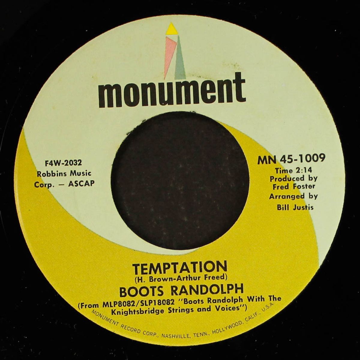temptation / you've lost that lovin' feelin' by BOOTS RANDOLPH