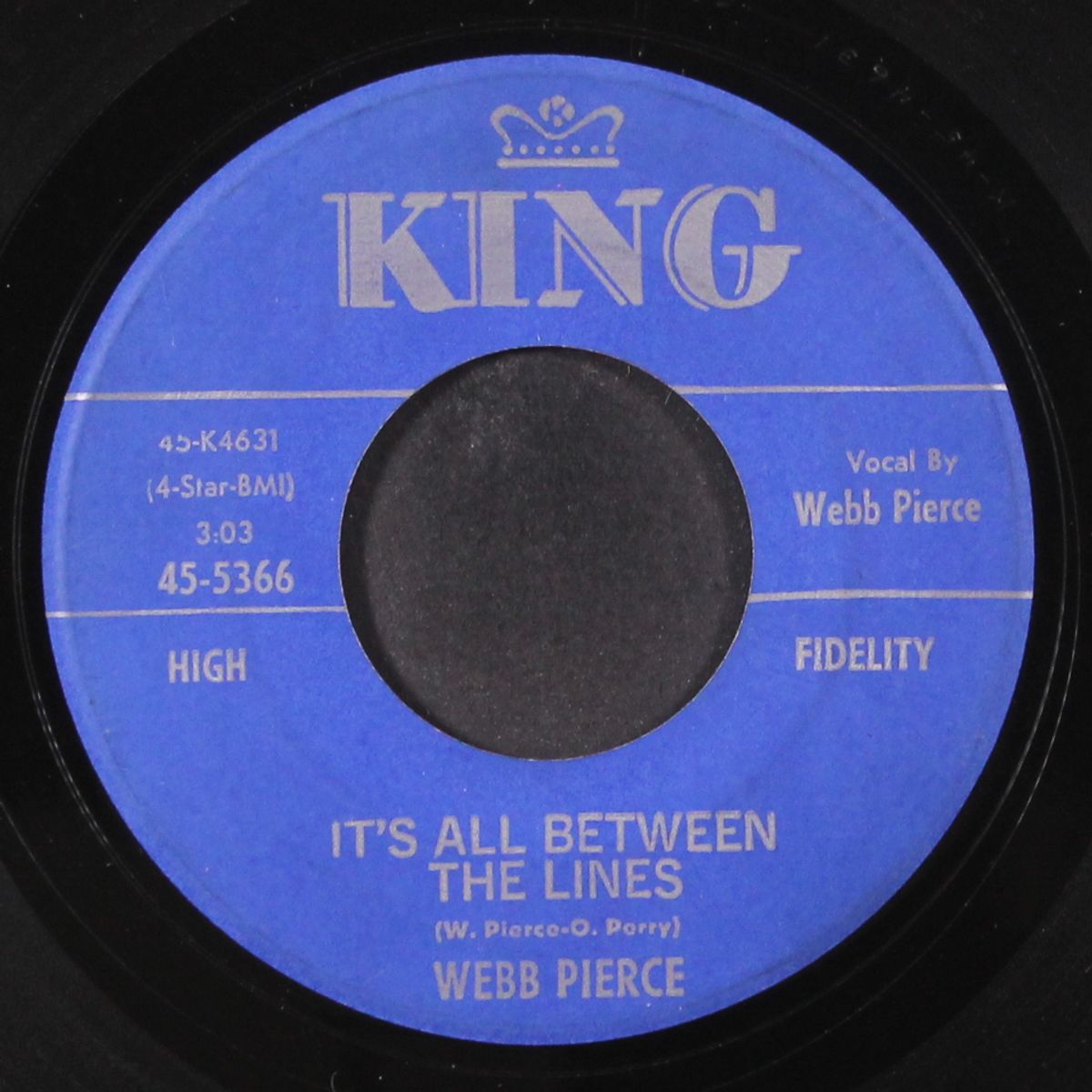 new panhandle rag by WEBB PIERCE