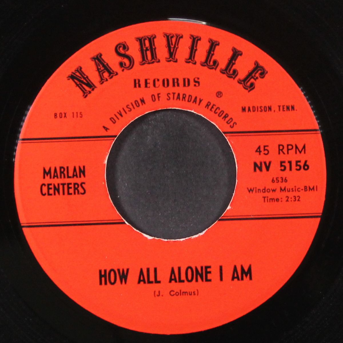 out in the open / how alone am i by MARLAN CENTERS