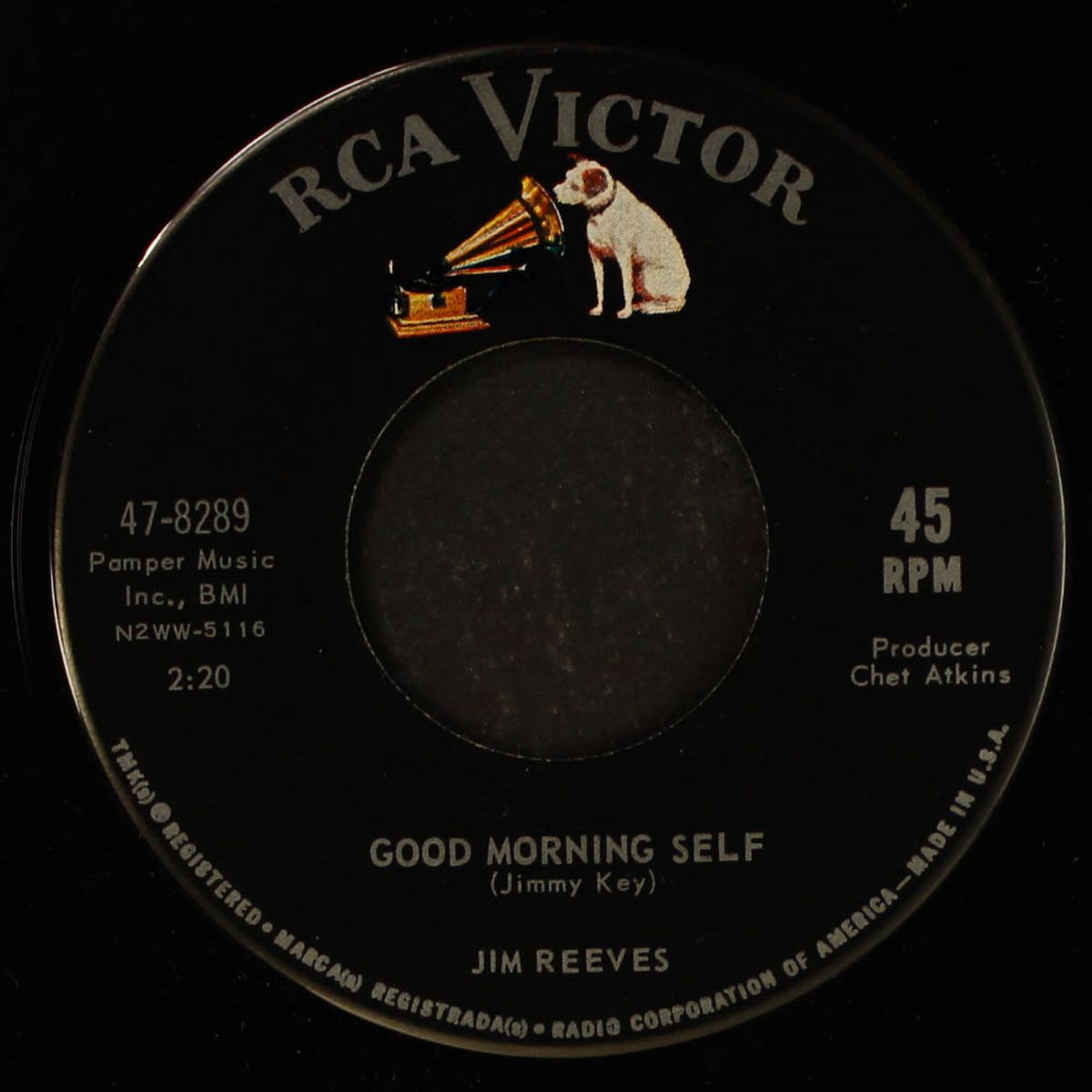 welcome to my world / good morning self by JIM REEVES