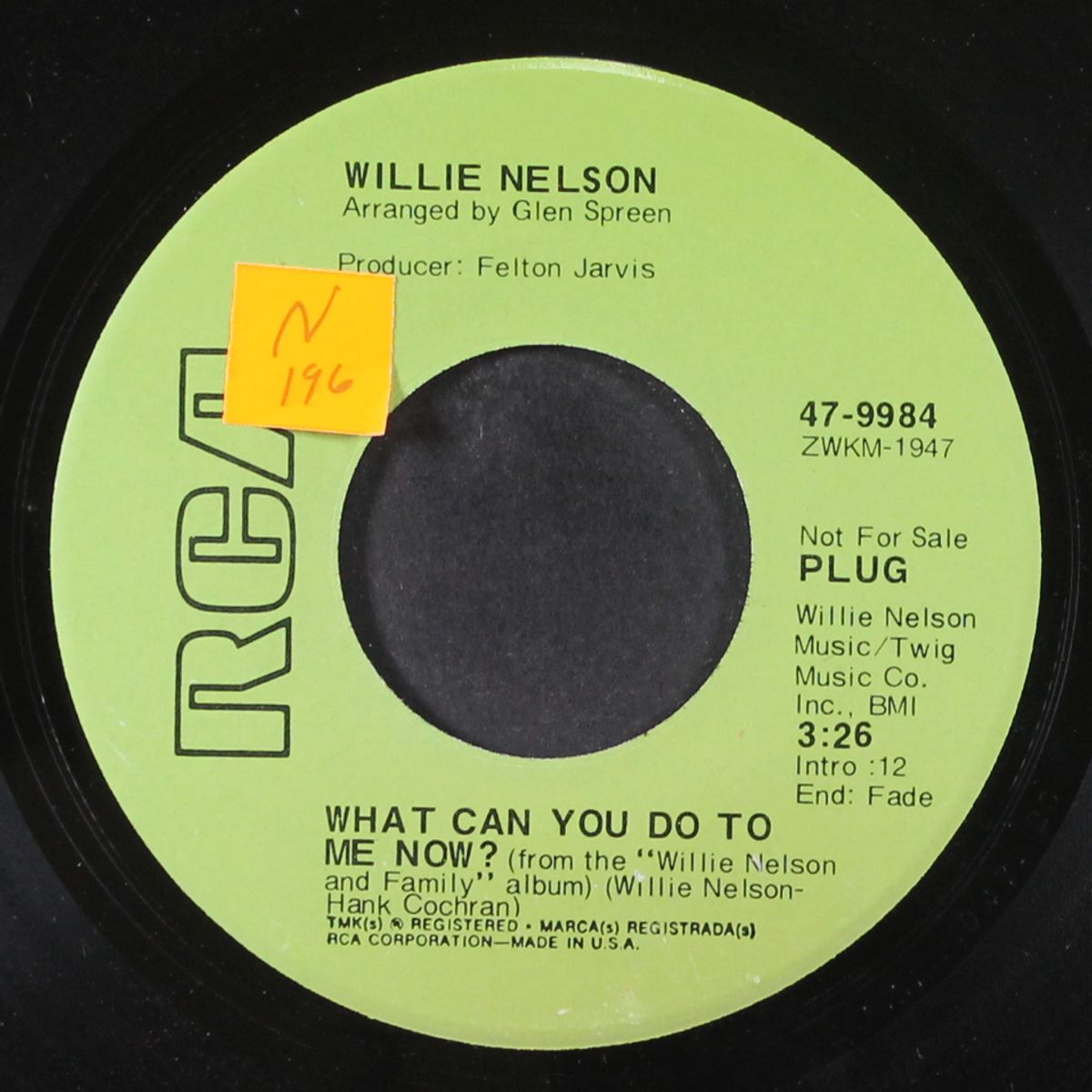 what can you do to me now? by WILLIE NELSON