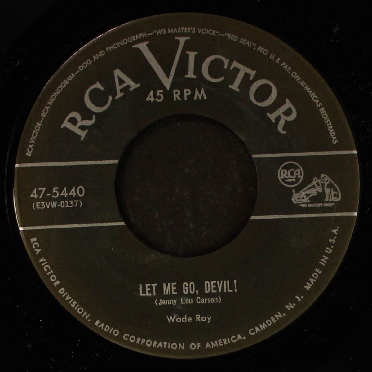 too late to...! / let me go, devil! by WADE RAY