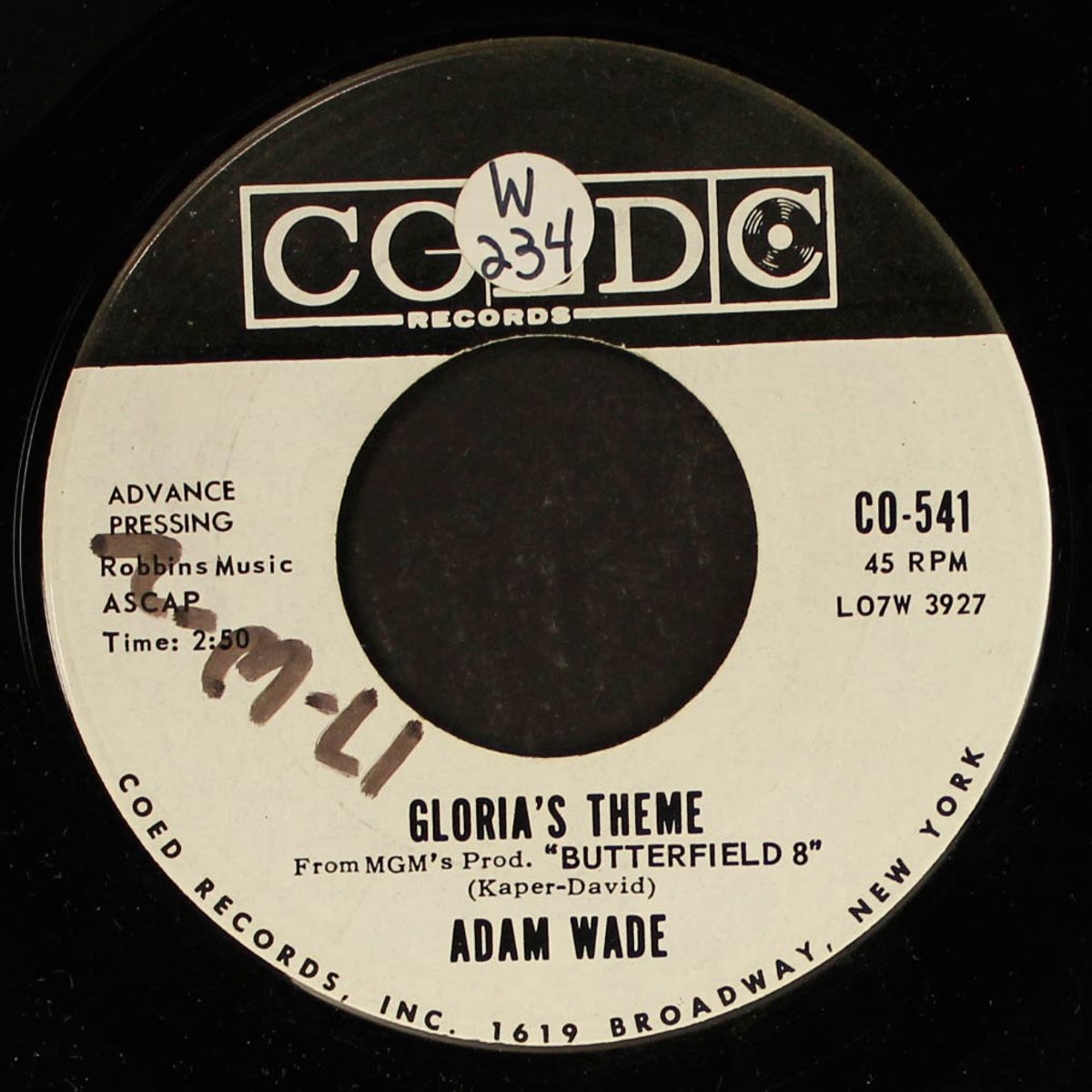gloria's theme / dreamy by ADAM WADE